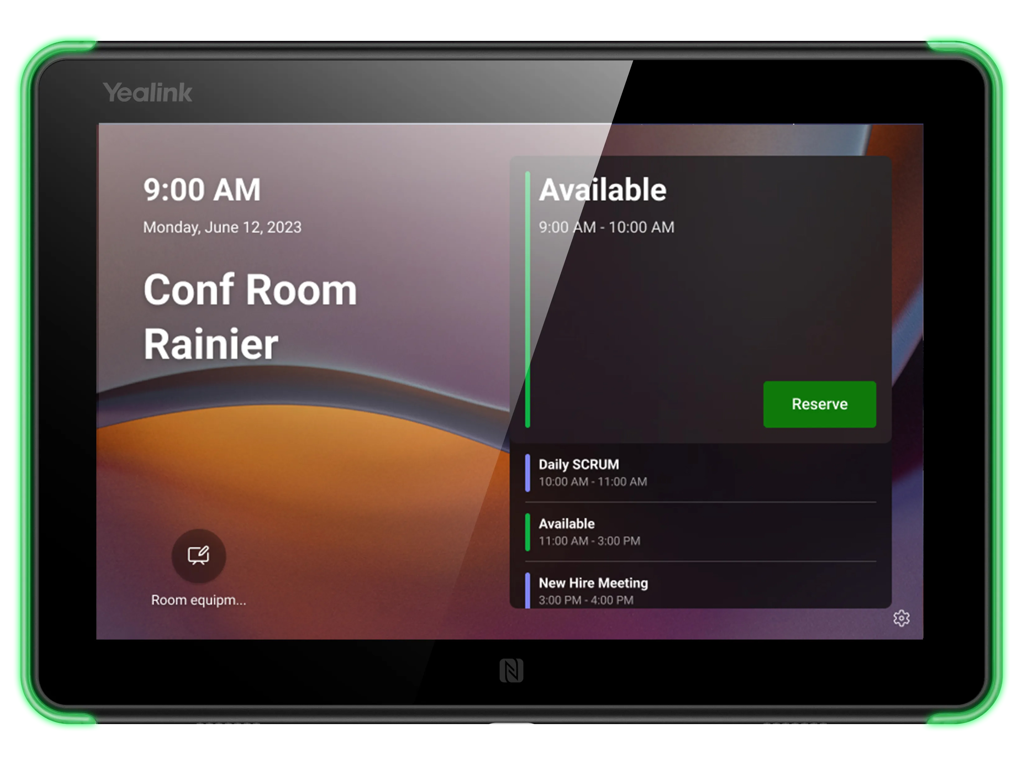 亿联 RoomPanel E2 会议室电子门牌